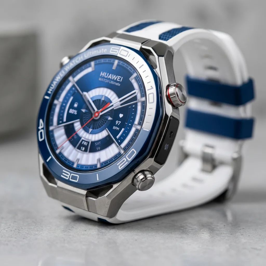 Huawei WATCH Ultimate 2 – detailed view of the key features, buttons and design elements