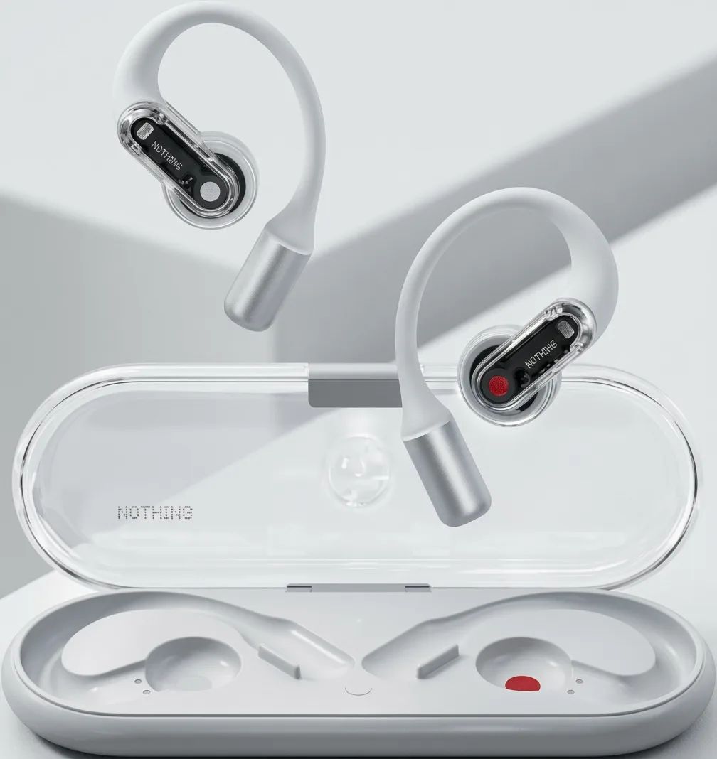 Nothing Ear – detailed view of the key features, buttons and design elements