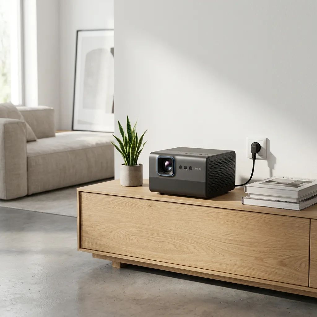 BenQ GP520 – placed in a clean, well-lit home environment