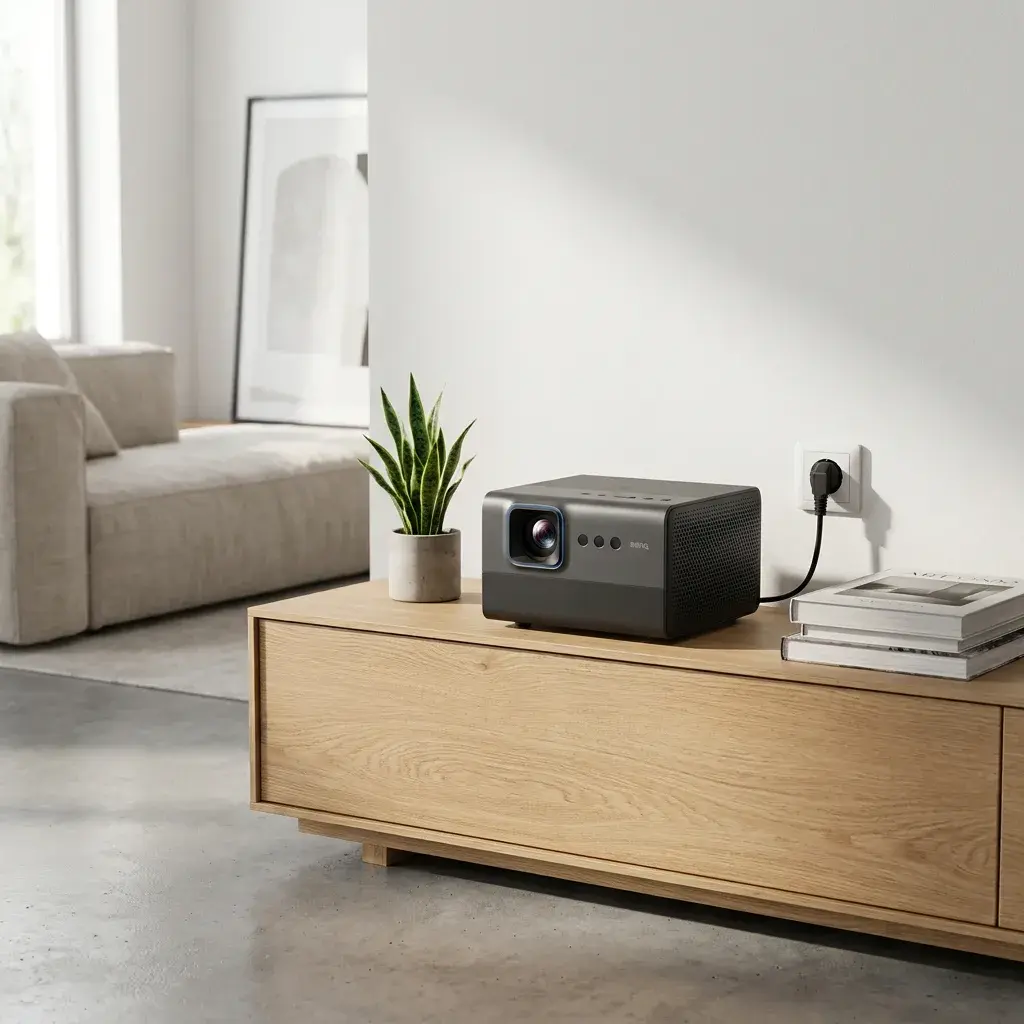 BenQ GP520 – placed in a clean, well-lit home environment