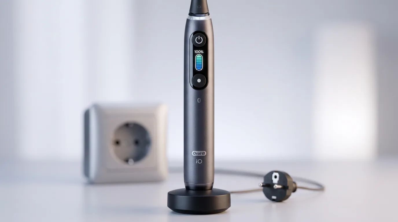 Oral-B iO Serie 8 – detailed view of the key features, buttons and design elements