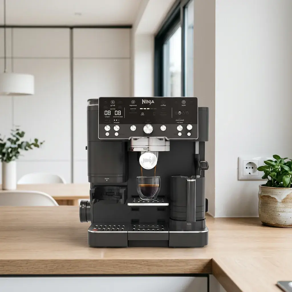 Ninja Luxe Café Premier – placed in a clean, well-lit home environment