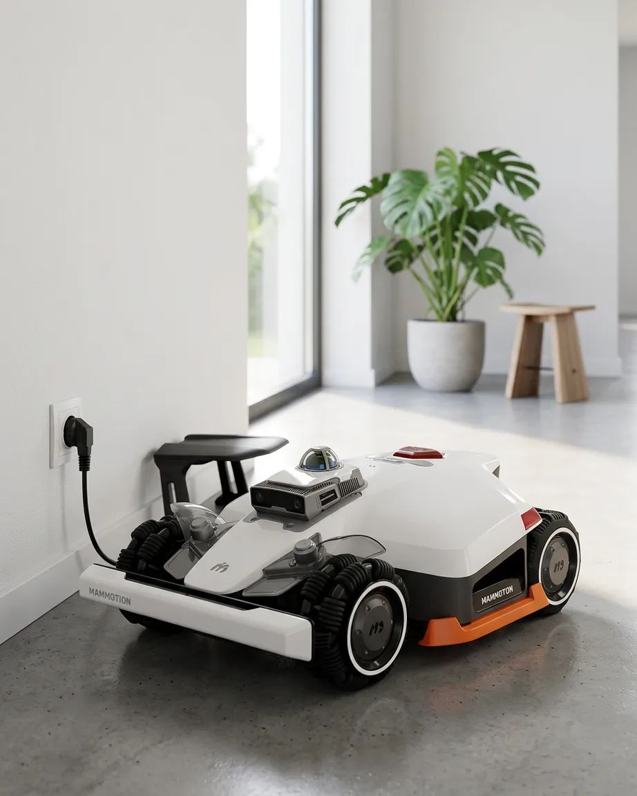 Mammotion LUBA 3 AWD – placed in a clean, well-lit home environment