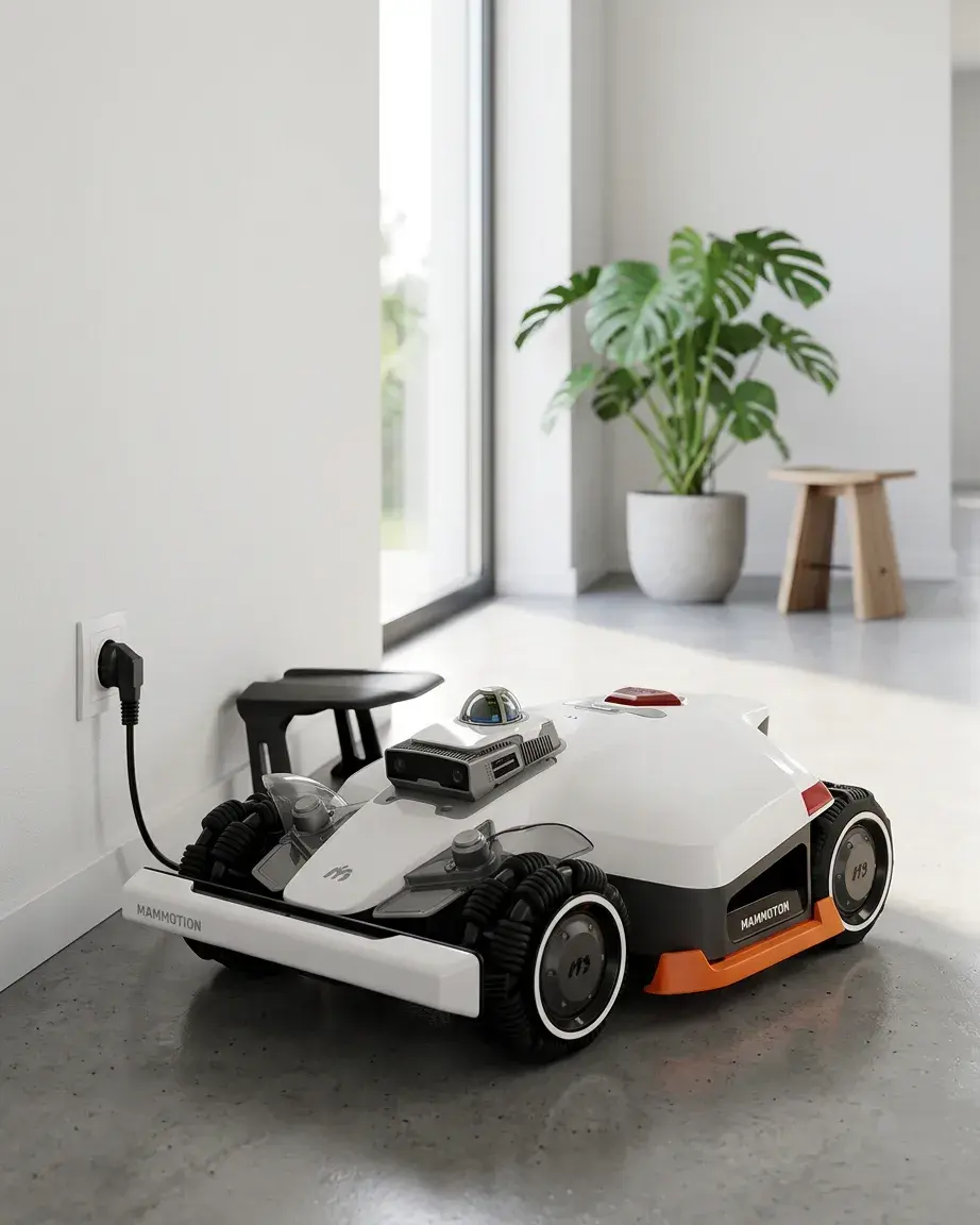 Mammotion LUBA 3 AWD – placed in a clean, well-lit home environment