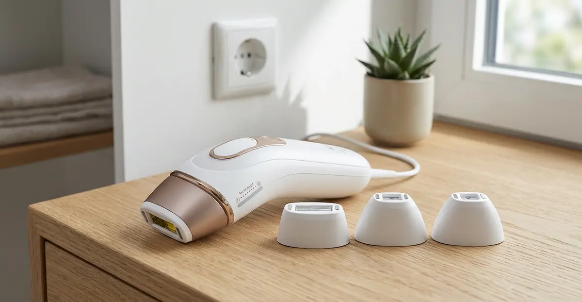 Braun Smart IPL Skin i·expert PL7387, Haarentfernung für zu Hause – placed in a clean, well-lit home environment