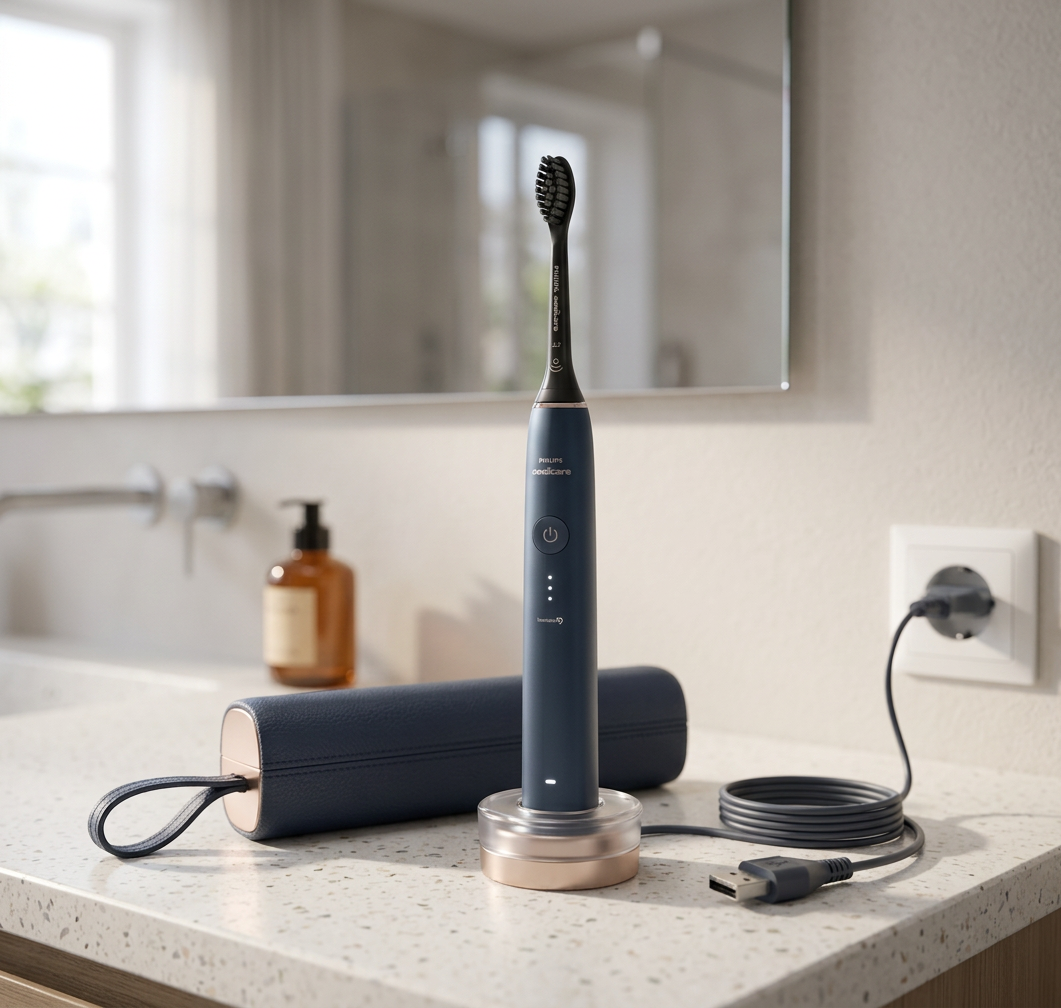 Philips Sonicare DiamondClean Prestige – placed in a clean, well-lit home environment