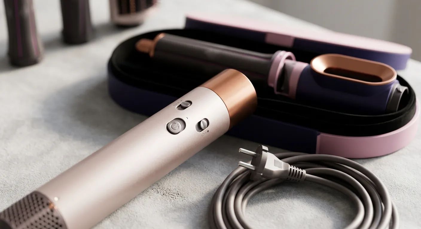 Dyson Airwrap Co-anda2x Multi-Haarstyler und -trockner – detailed view of the key features, buttons and design elements