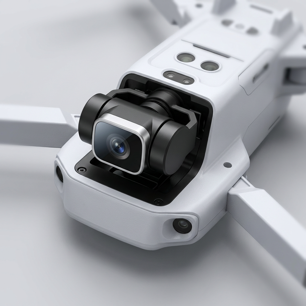 Holy Stone HS360E – the camera gimbal and sensors in detail