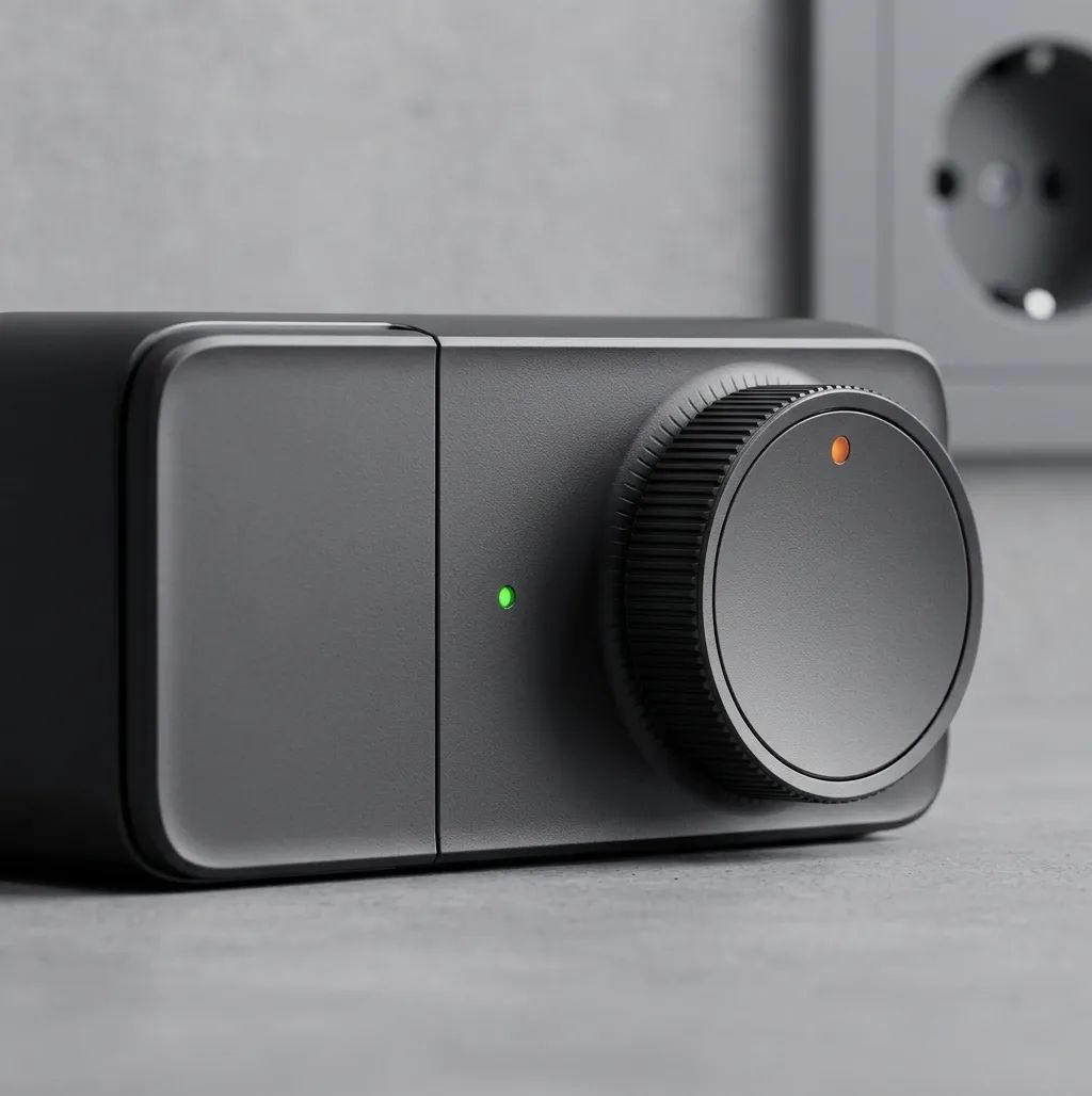 KI-Visualisierung: SwitchBot Lock Pro Nahaufnahme von Tasten und Funktionen