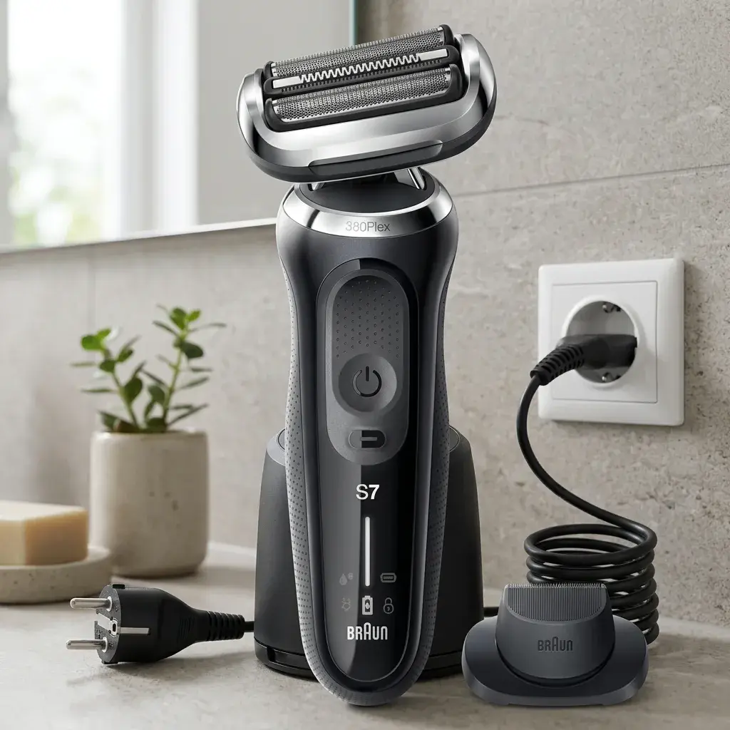 Braun Series 7 71-N7200cc – placed in a clean, well-lit home environment