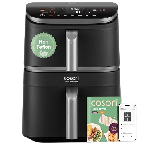 Cosori COSORI Turbo Tower™ 10,8-Liter Heißluftfritteuse Pro Smart