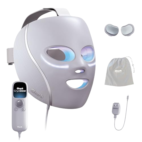 Shark Shark CryoGlow Red Blue & Infrared iQLED Face Mask & Under Eye Cooling